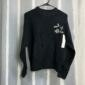 A new day pull over sweater